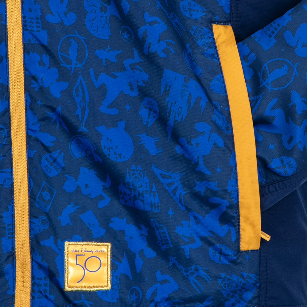 Walt Disney World 50th Anniversary Windbreaker Jacket for Adults