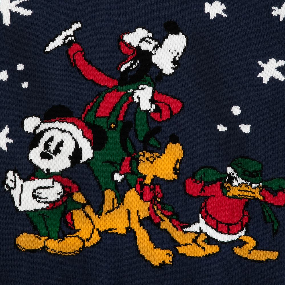 Mickey Mouse and Friends Holiday Sweater for Adults