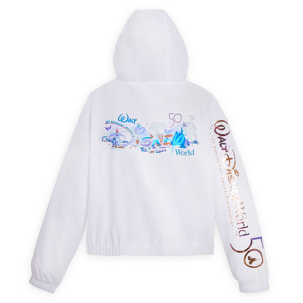 Walt Disney World 50th Anniversary Lightweight Zip Jacket for Women