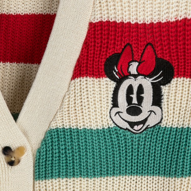 Minnie Mouse Striped Cardigan for Women