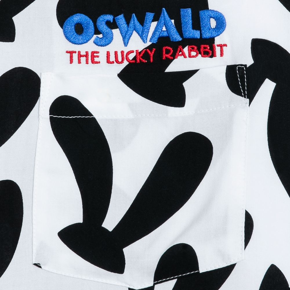 Oswald the Lucky Rabbit Woven Shirt for Adults – Disney100
