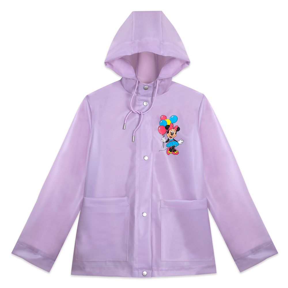 Minnie Mouse Hooded Rain Jacket for Women available online for purchase