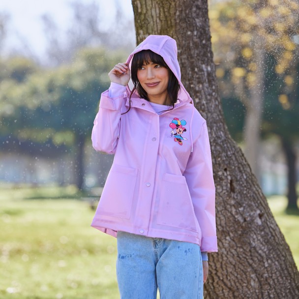 Minnie Mouse Hooded Rain Jacket for Women