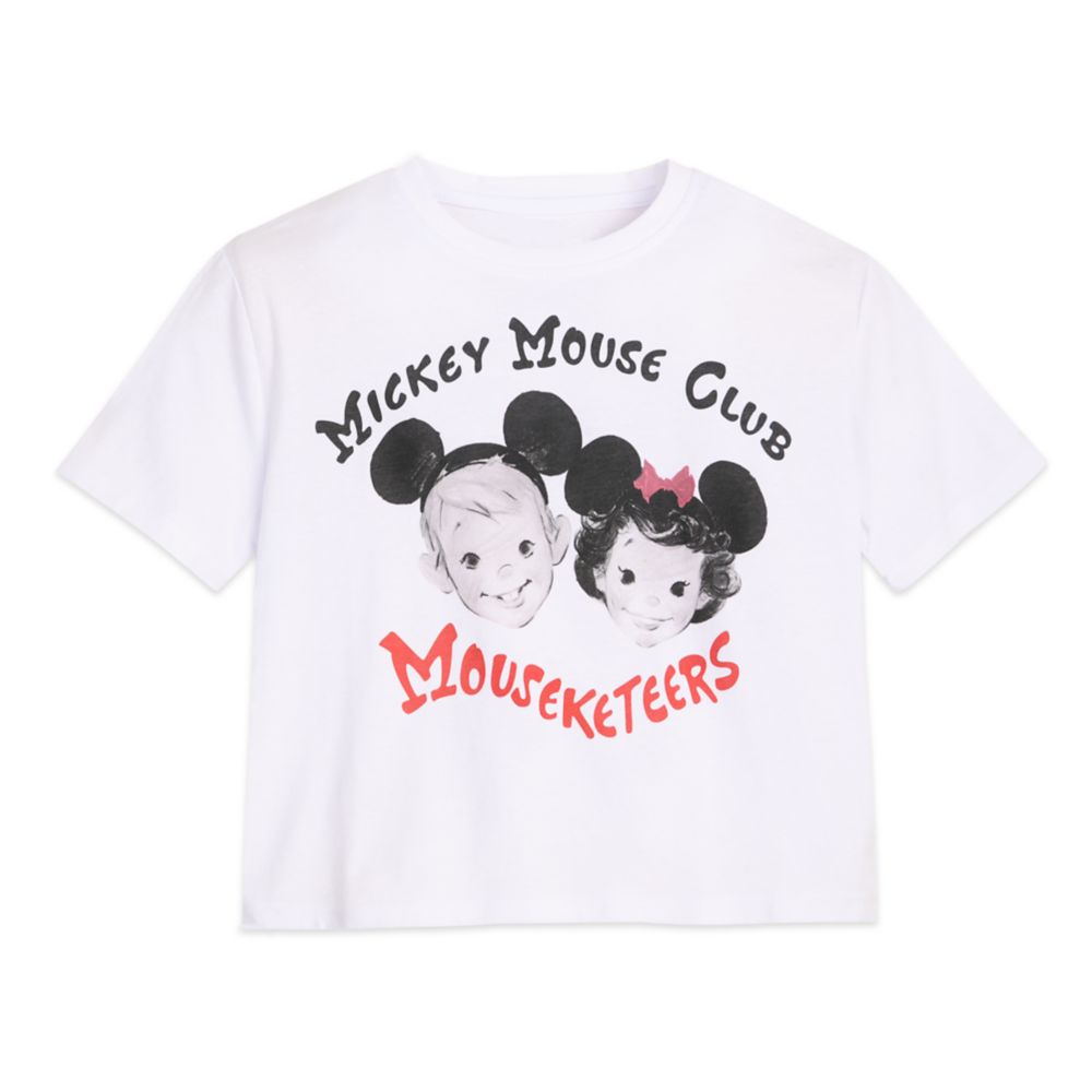 The Mickey Mouse Club Mouseketeers Semi-Crop Top for Adults by Cakeworthy – Disney100 – Buy Now