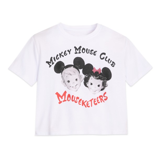 The Mickey Mouse Club Mouseketeers Semi-Crop Top for Adults by Cakeworthy – Disney100