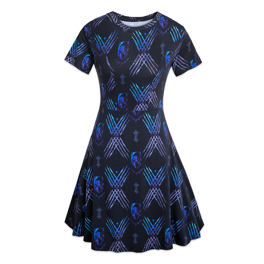 Black Panther Skater Dress for Women by Cakeworthy