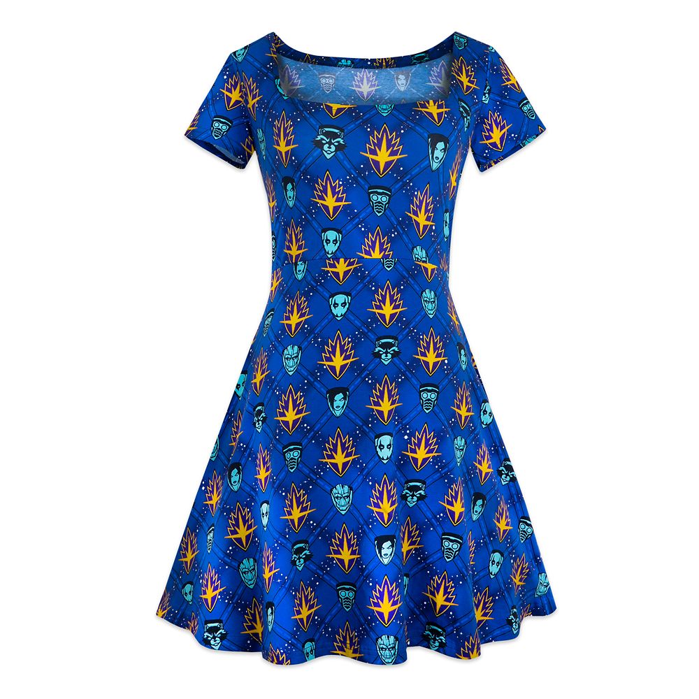 Guardians of the Galaxy Skater Dress for Women by Cakeworthy now out for purchase