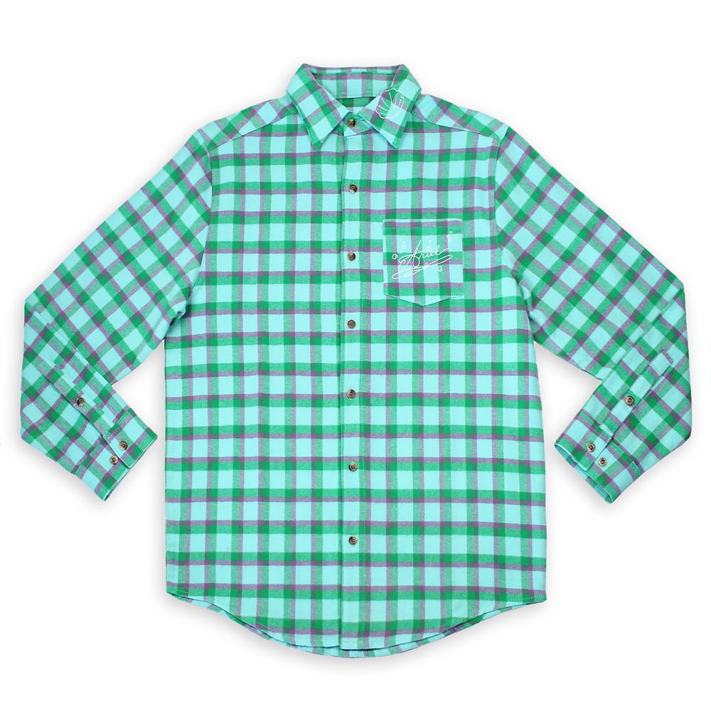 Ariel Flannel Shirt for Adults by Cakeworthy – The Little Mermaid