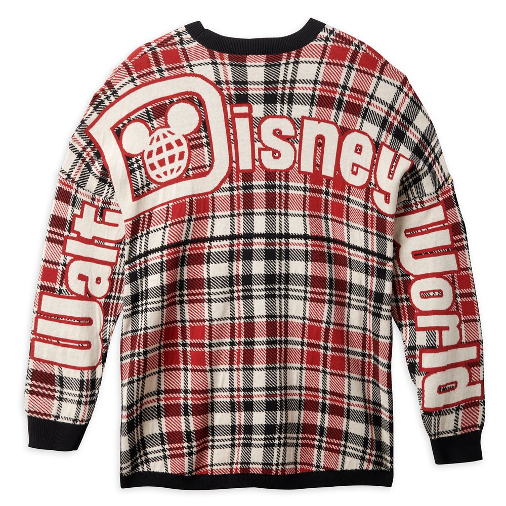 Mickey Mouse Holiday Plaid Spirit Jersey Sweater for Adults – Walt Disney World