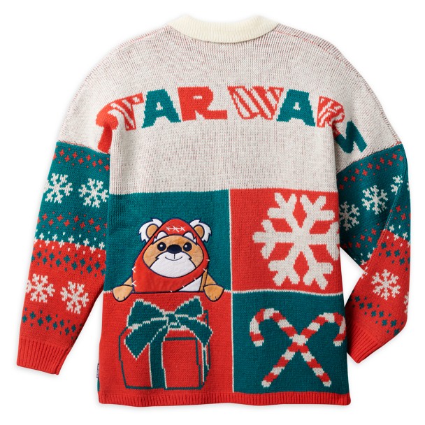 Ewok Christmas Zip Cardigan for Adults by Spirit Jersey – Star Wars