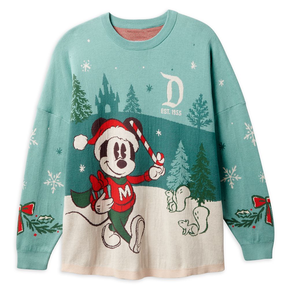 Mickey Mouse Holiday Spirit Jersey Sweater for Adults – Disneyland