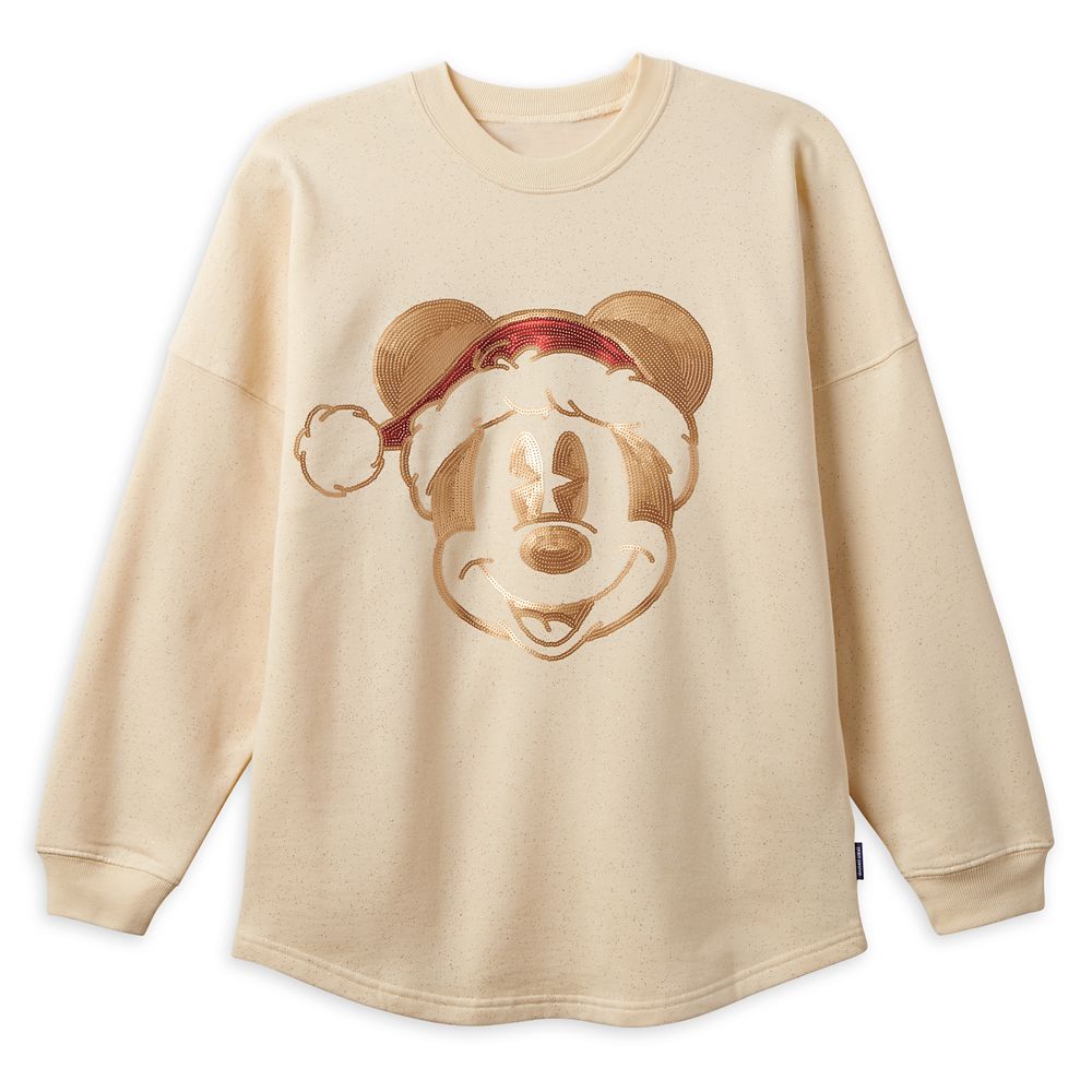 Mickey Mouse Sequined Holiday Spirit Jersey for Adults