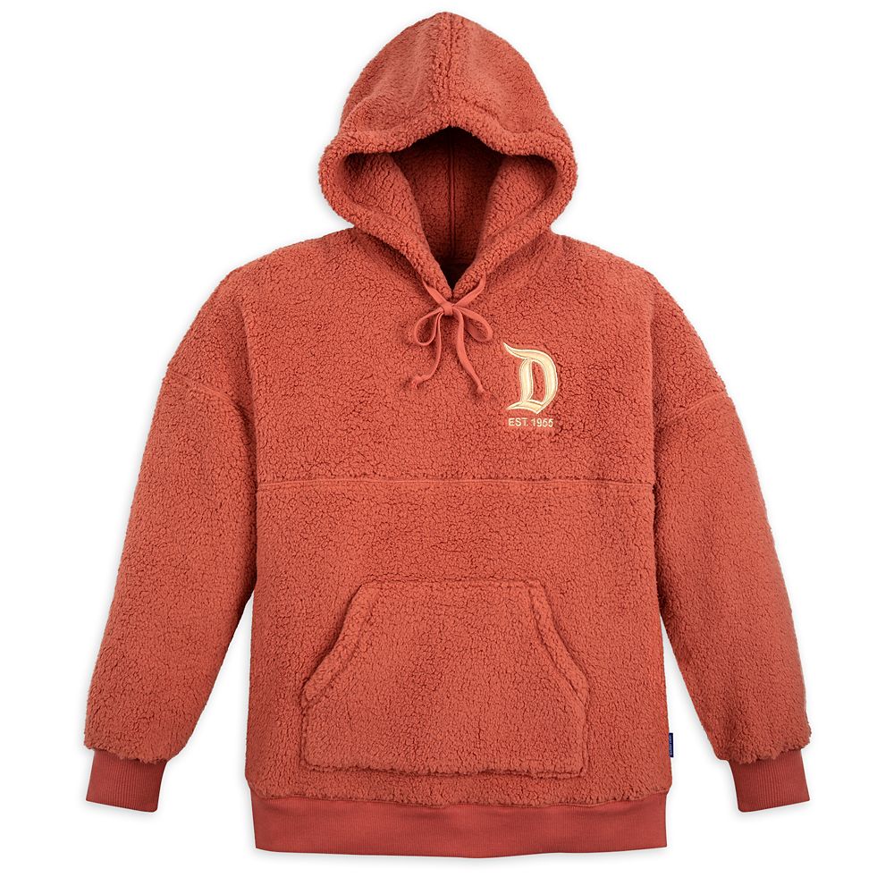 Disneyland Sherpa Fleece Pullover Hoodie by Spirit Jersey for Adults