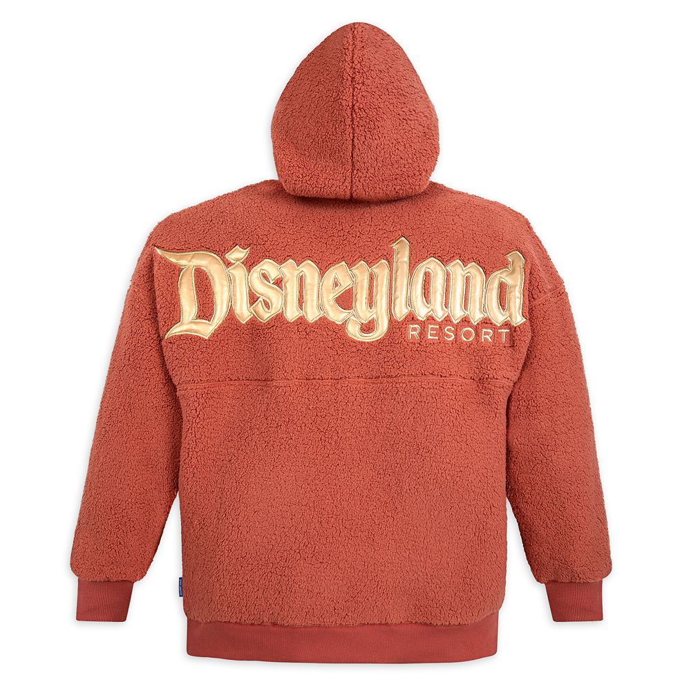 Disneyland Sherpa Fleece Pullover Hoodie by Spirit Jersey for Adults