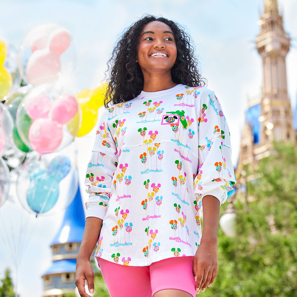 Mickey Mouse Balloons Spirit Jersey for Adults – Walt Disney World 50th Anniversary