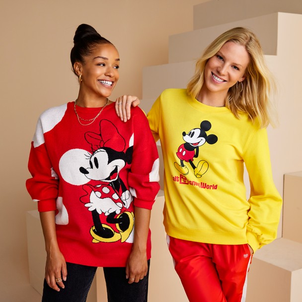 Minnie Mouse Pullover Knit Sweater for Adults