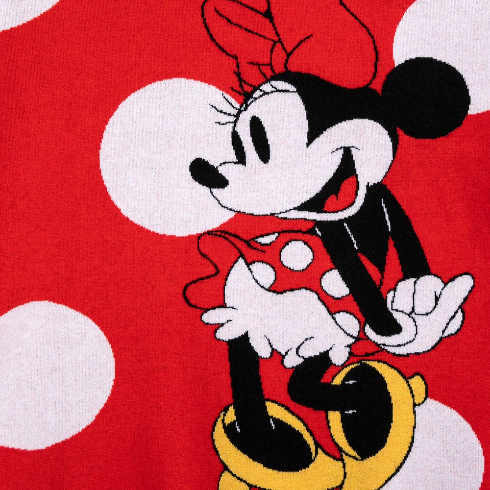 Minnie Mouse Pullover Knit Sweater for Adults