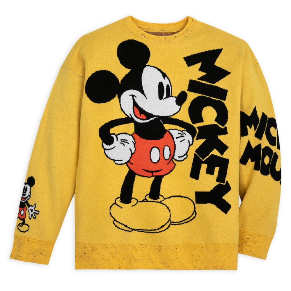 Mickey Mouse Pullover Knit Sweater for Adults now available