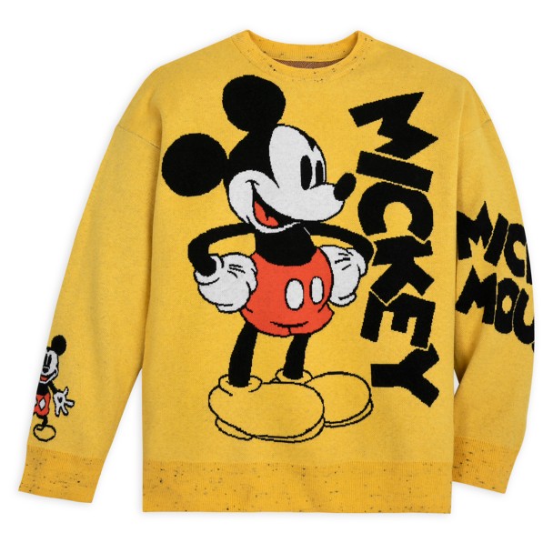 Mickey Mouse Pullover Knit Sweater for Adults