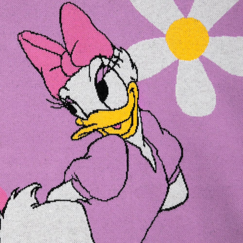 Daisy Duck Pullover Knit Sweater for Adults