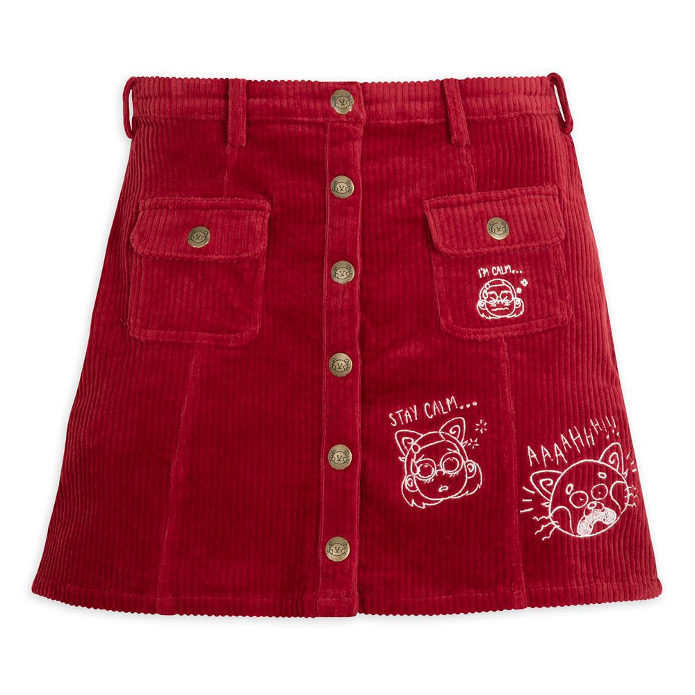 Turning Red Corduroy Skirt for Women released today