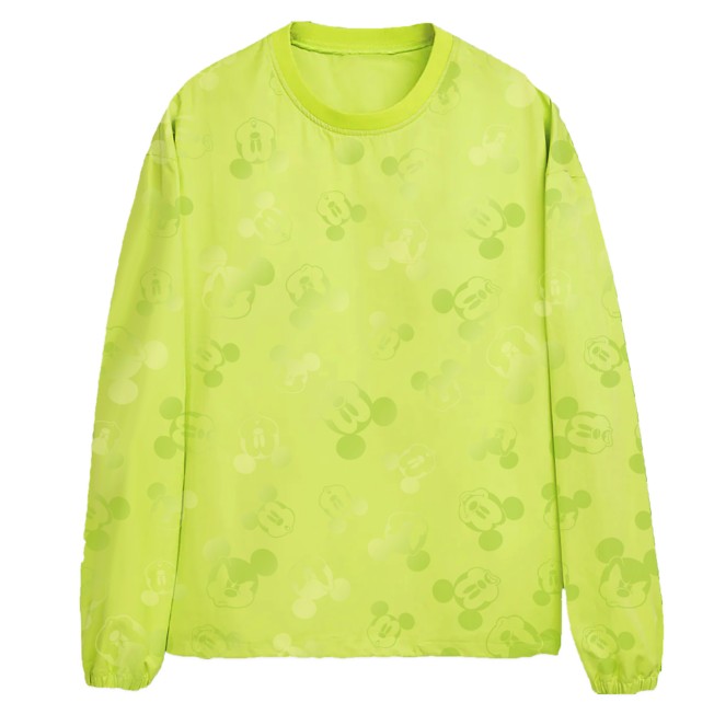 Mickey Mouse Neon Pullover Windbreaker for Adults