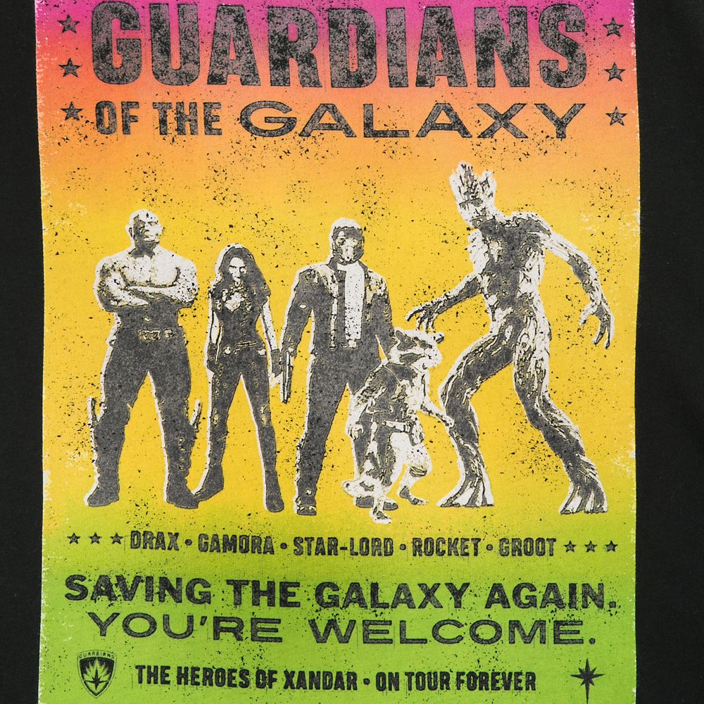 Guardians of the Galaxy: Cosmic Rewind Tour T-Shirt for Adults