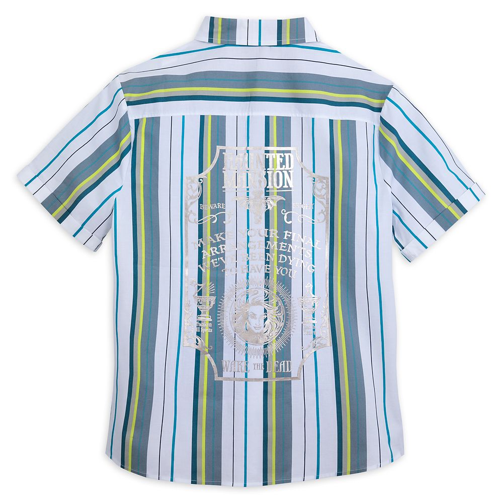 The Haunted Mansion Woven Shirt for Adults