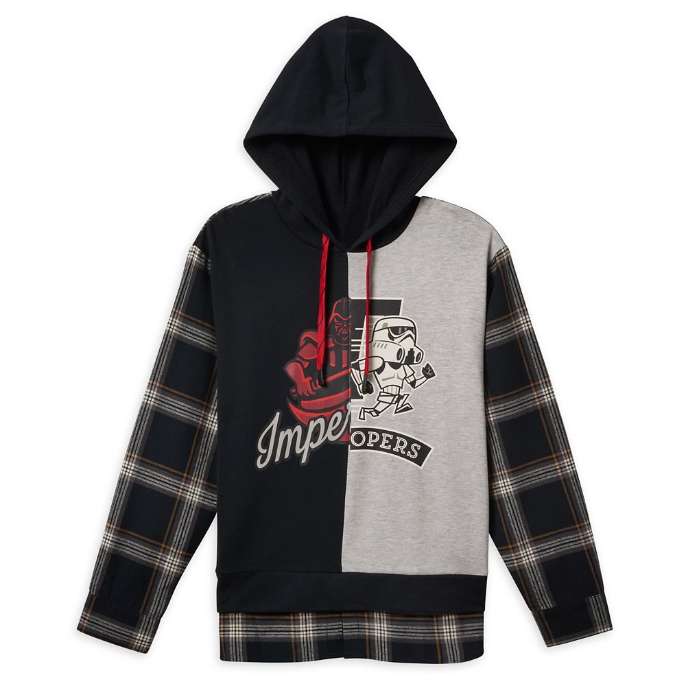 Star Wars Layered Look Pullover Hoodie for Adults is now available for purchase