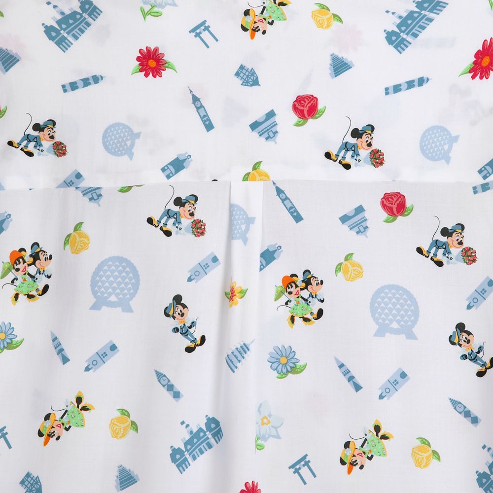 Mickey and Minnie Mouse Camp Shirt for Women – EPCOT International Flower and Garden Festival 2022