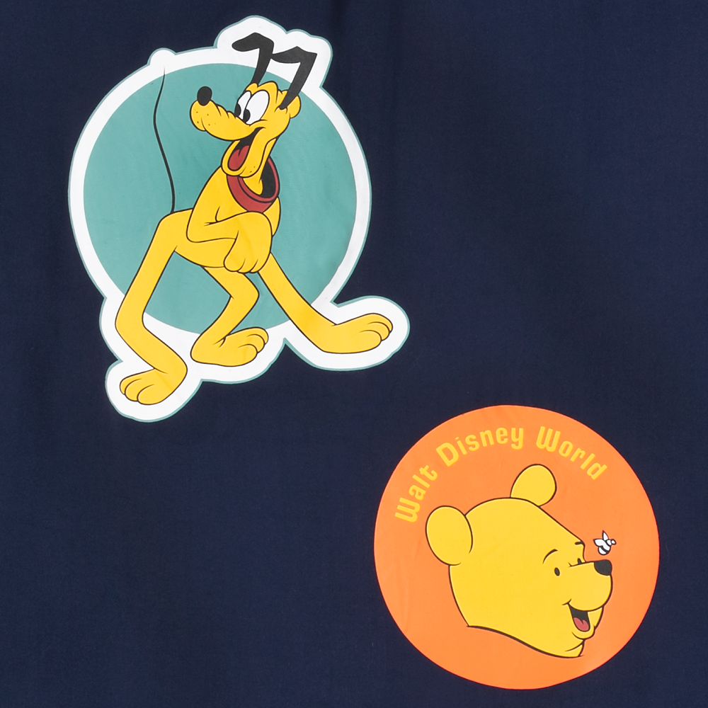 Walt Disney World Retro ''Stickers'' Woven Shirt for Adults