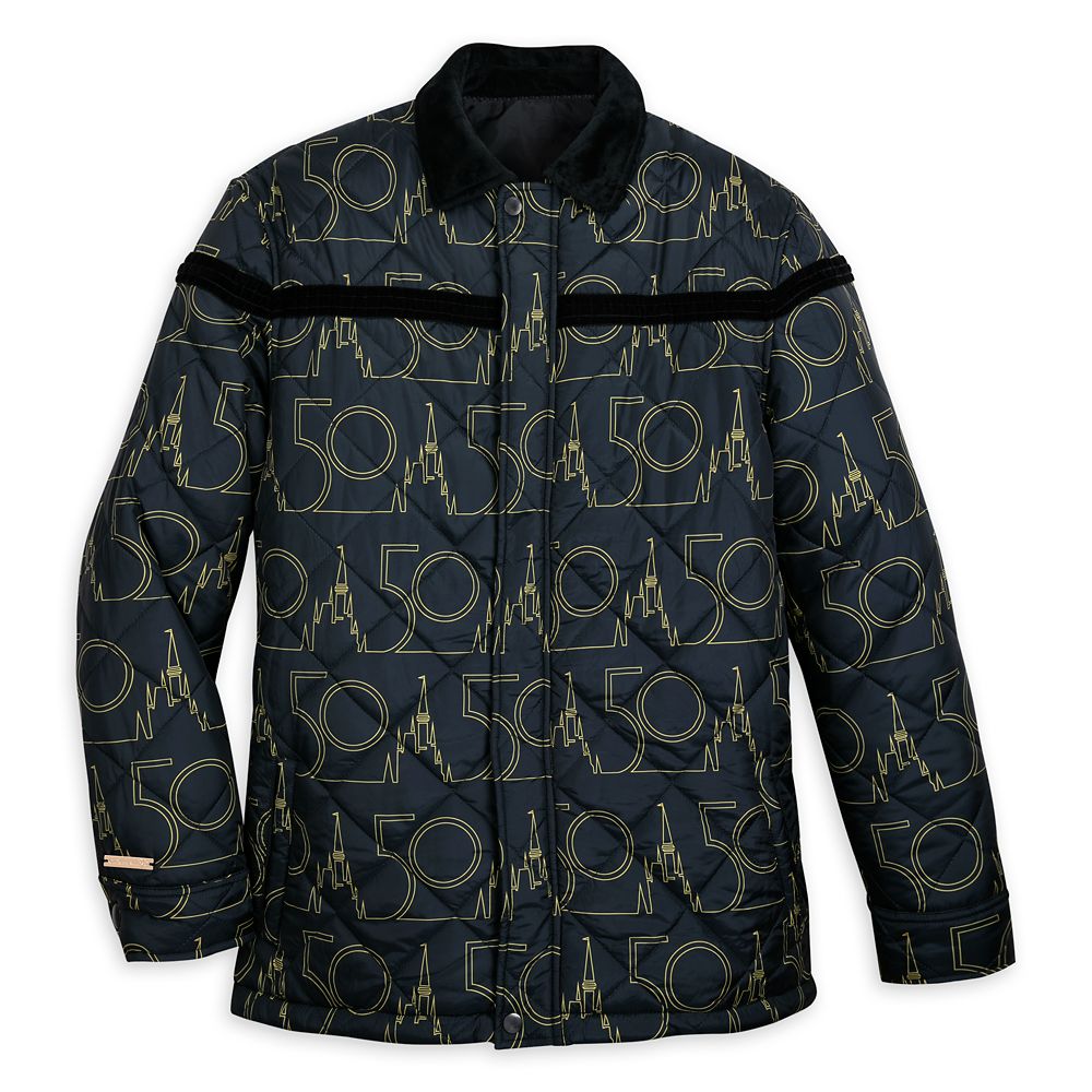 Walt Disney World 50th Anniversary Quilted Jacket for Adults is now available for purchase