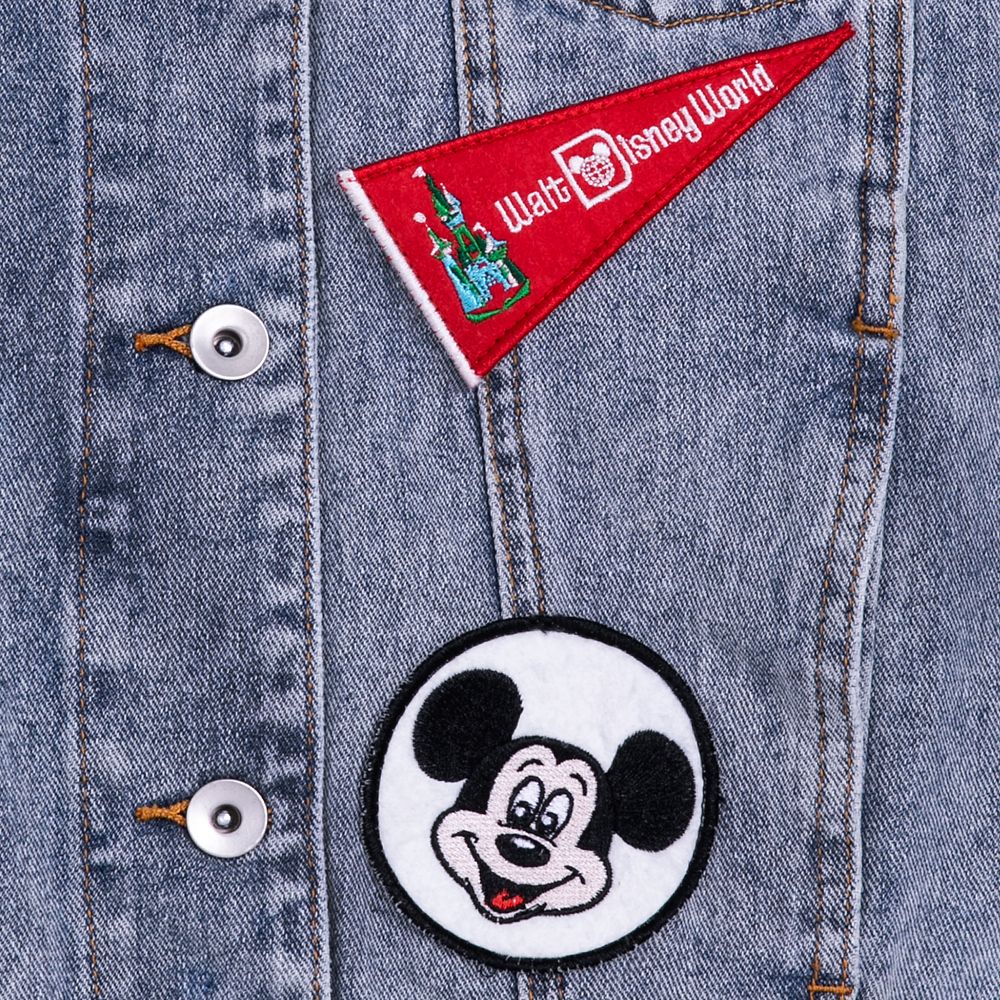 Walt Disney World Pennant Denim Vest for Women