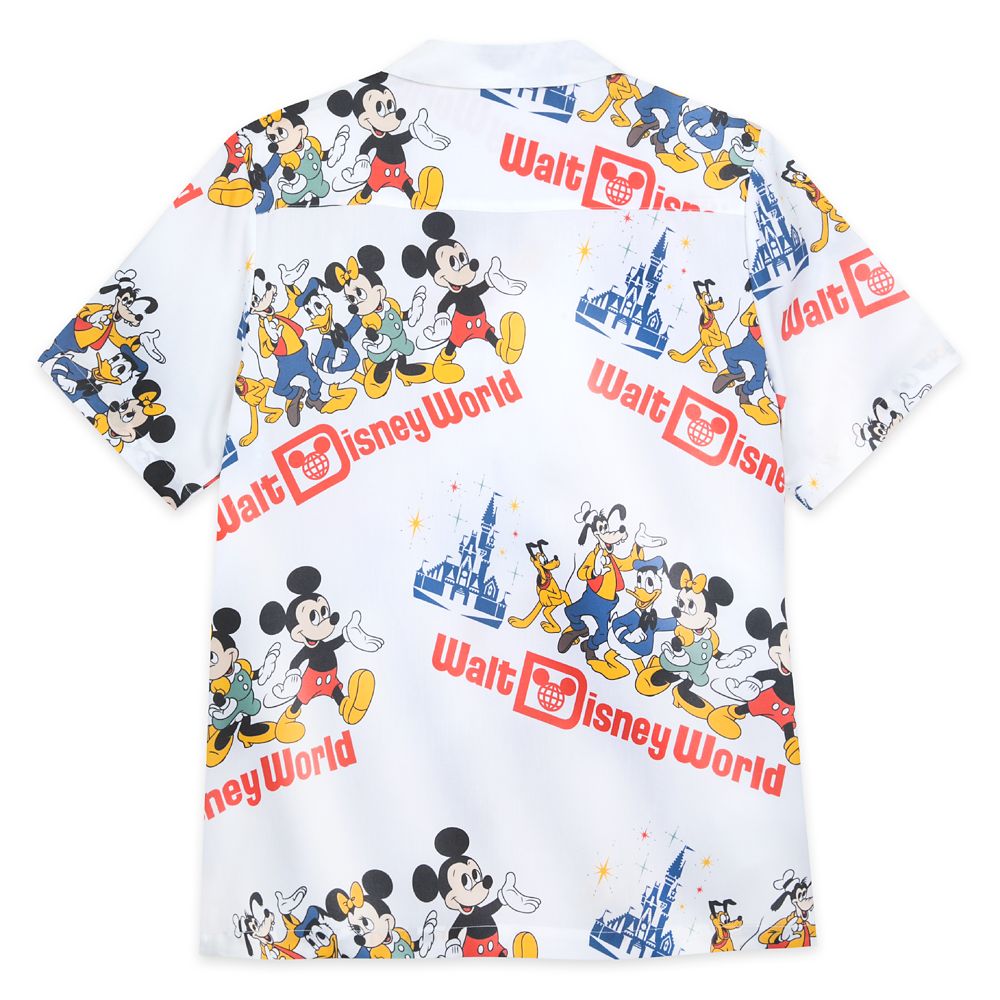 Mickey Mouse and Friends Woven Shirt for Adults &ndash; Walt Disney World 50th Anniversary