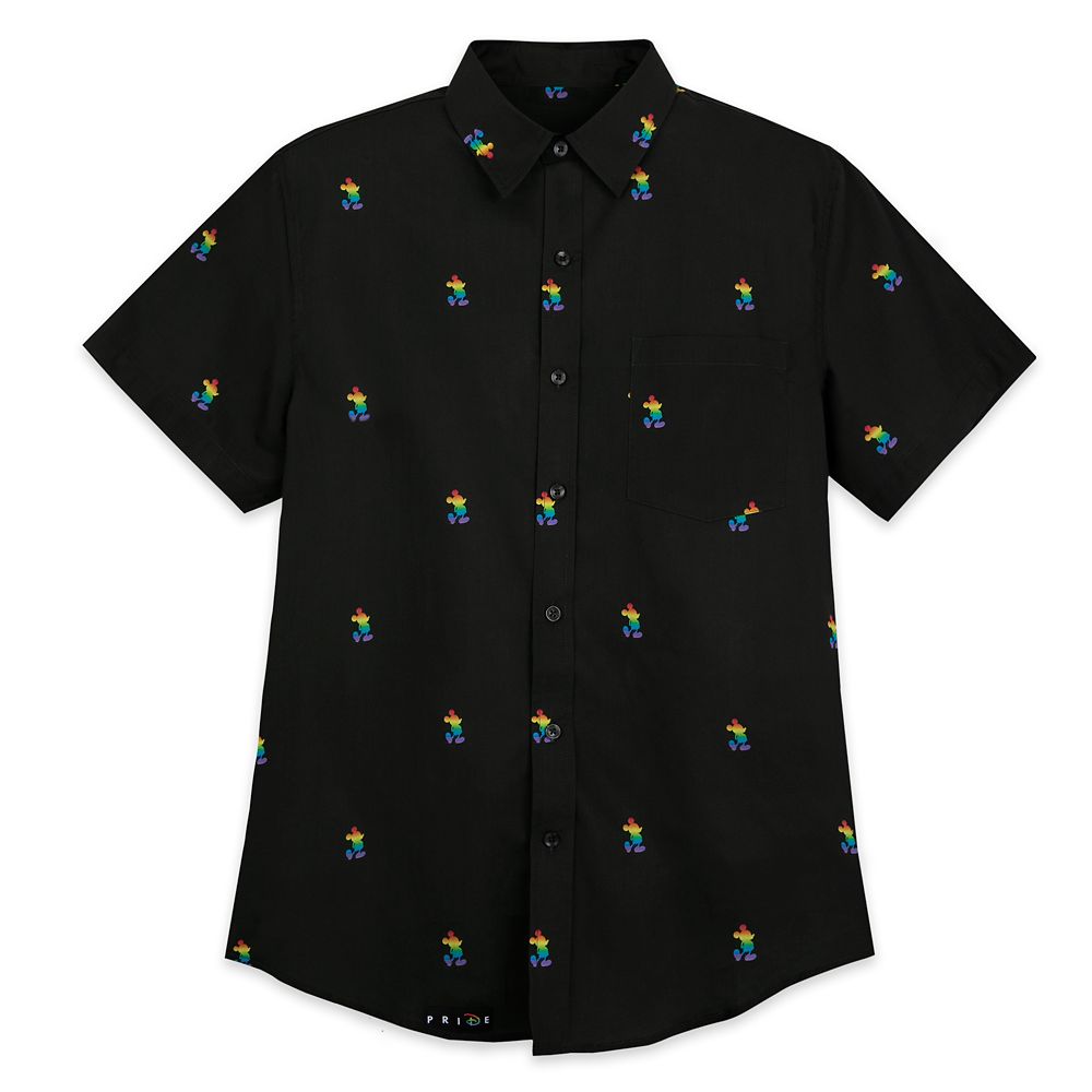 Disney Pride Collection Mickey Mouse Woven Shirt for Adults has hit the shelves