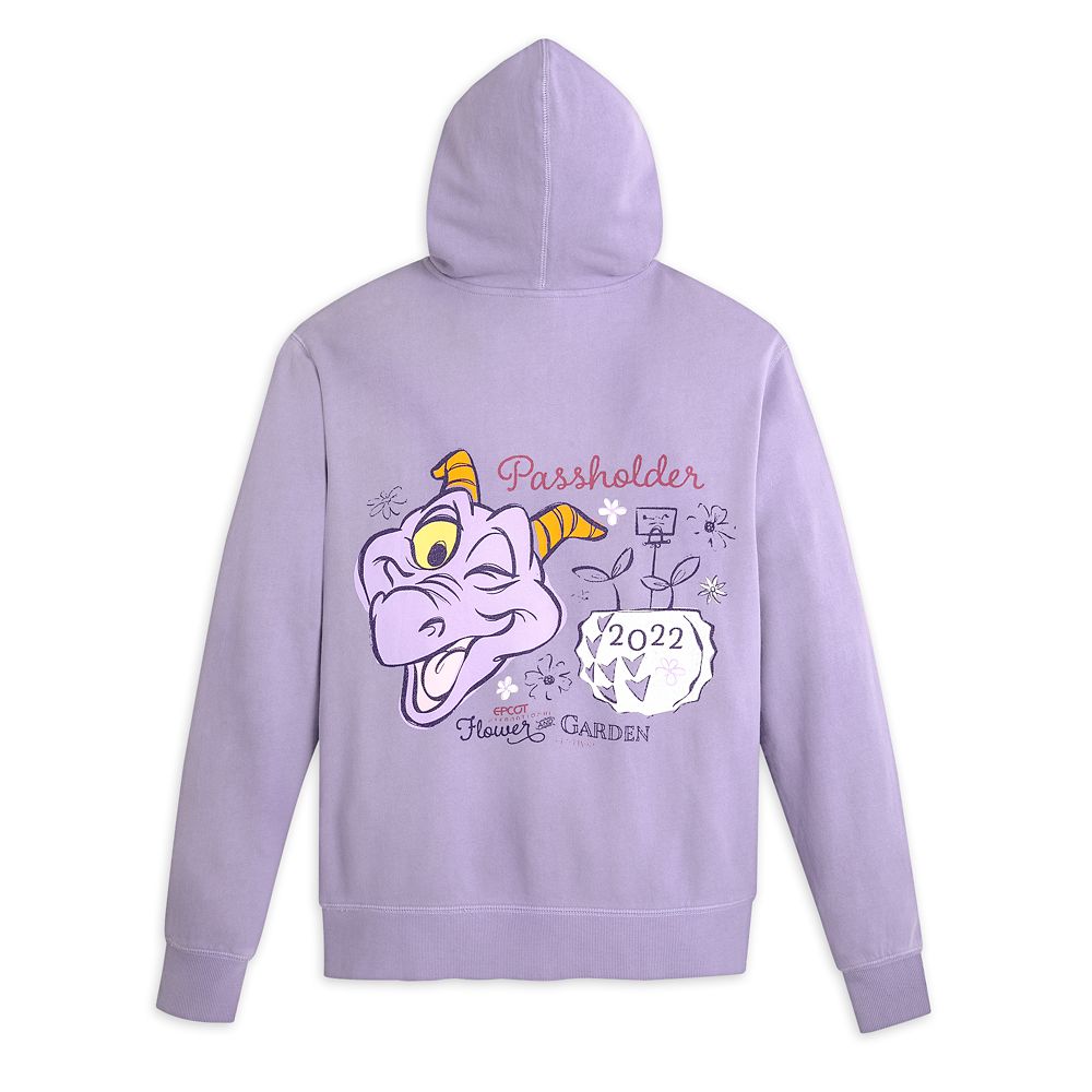Figment Zip Hoodie for Adults – Annual Passholder – EPCOT International Flower and Garden Festival 2022