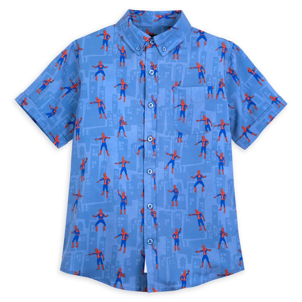 Spider-Man Woven Shirt for Adults by RSVLTS