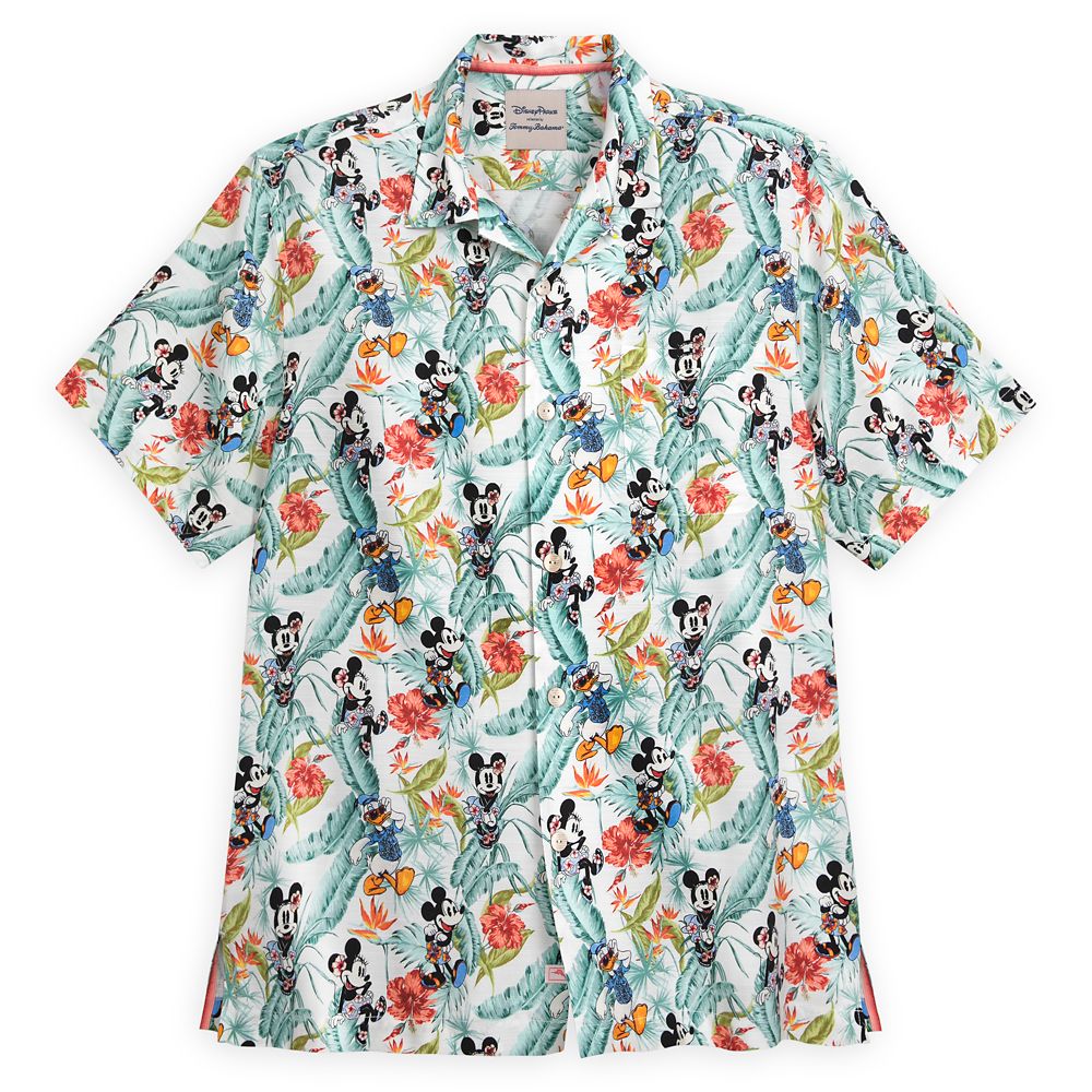 Tommy Bahama Disney Poolside Party Short-Sleeve Woven Shirt - L
