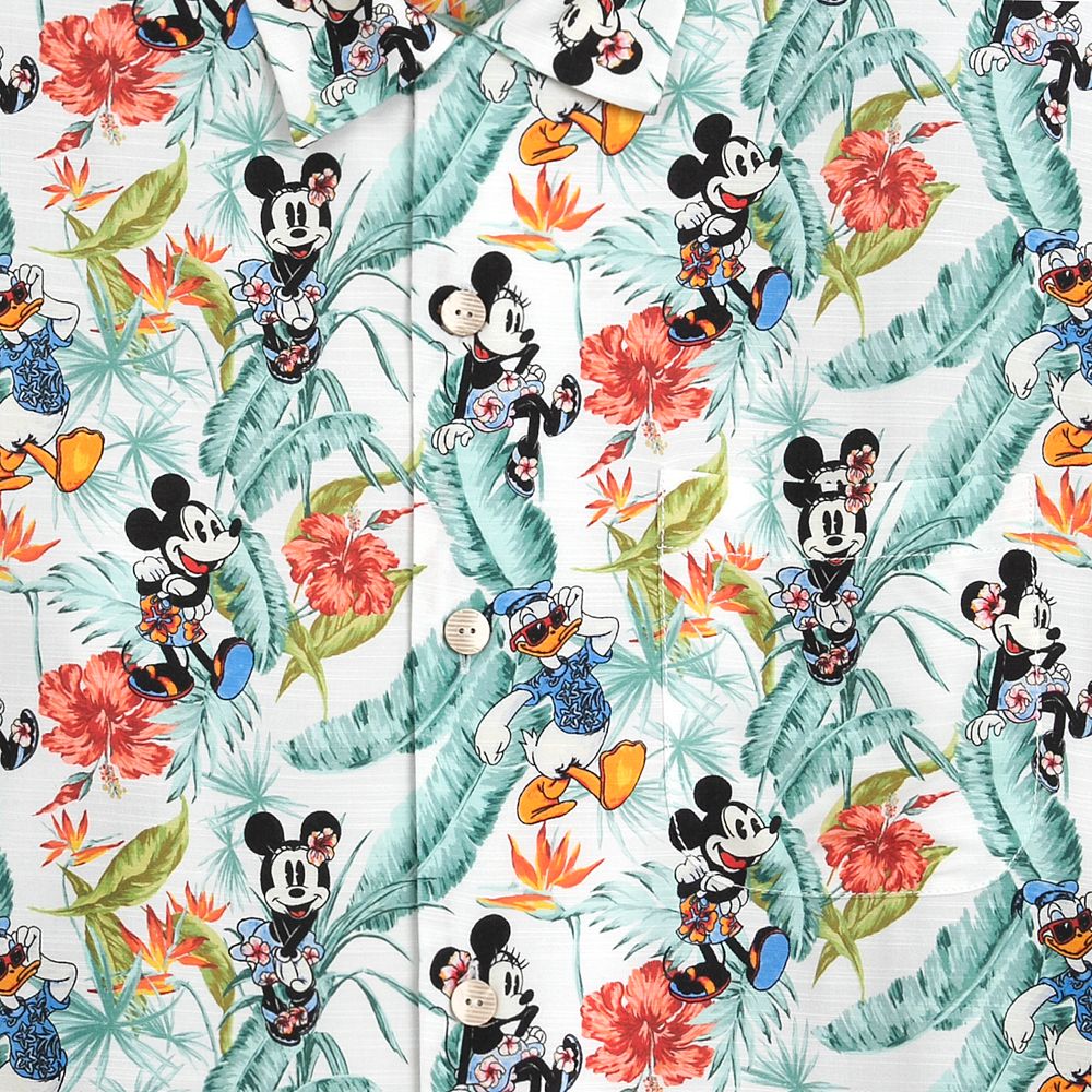 Mickey Mouse and Friends Woven Shirt for Adults by Tommy Bahama