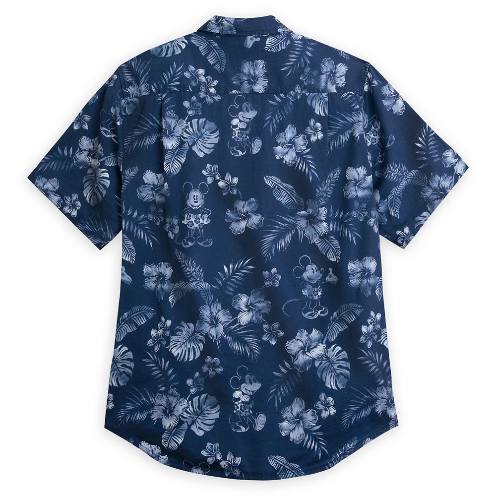 Mickey Mouse Indigo Woven Shirt for Adults by Tommy Bahama