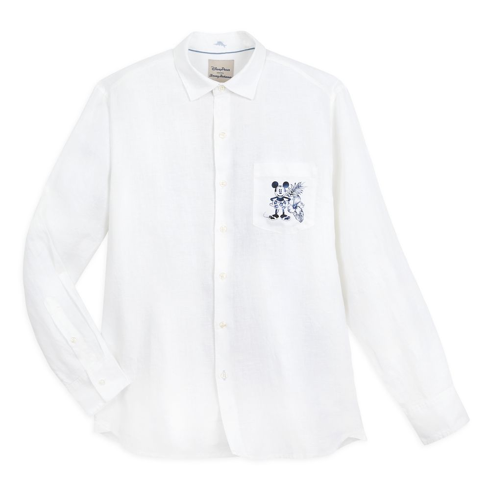 Mickey Mouse Long Sleeve Linen Shirt for Adults by Tommy Bahama