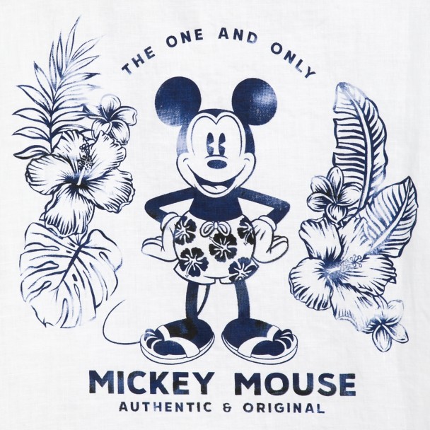 Mickey Mouse Long Sleeve Linen Shirt for Adults by Tommy Bahama