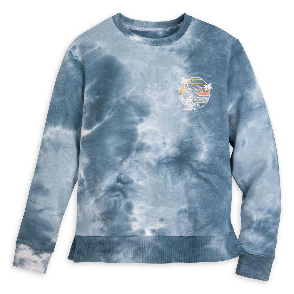 Stitch Long Sleeve Tie-Dye Pullover for Women is now available online