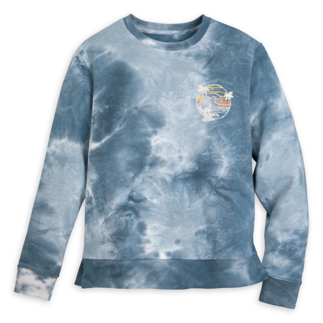 Stitch Long Sleeve Tie-Dye Pullover for Women