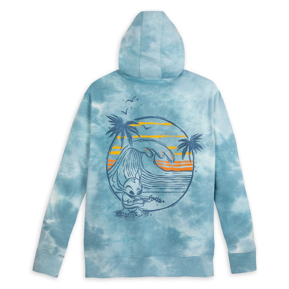 Stitch Tie-Dye Pullover Hoodie for Adults