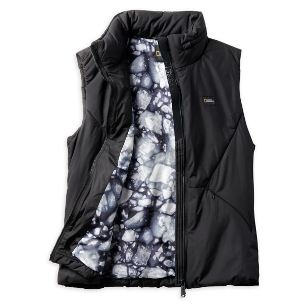 National Geographic Polar Ice Quilted Vest for Women – Black