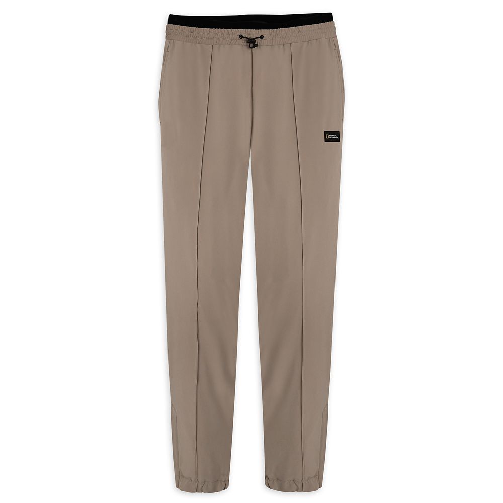 National Geographic Woven Jogger Pants for Women – Beige