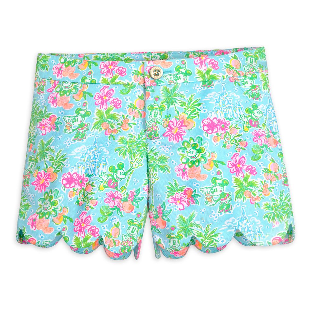 Mickey and Minnie Mouse Buttercup Shorts for Women by Lilly Pulitzer – Walt Disney World now available