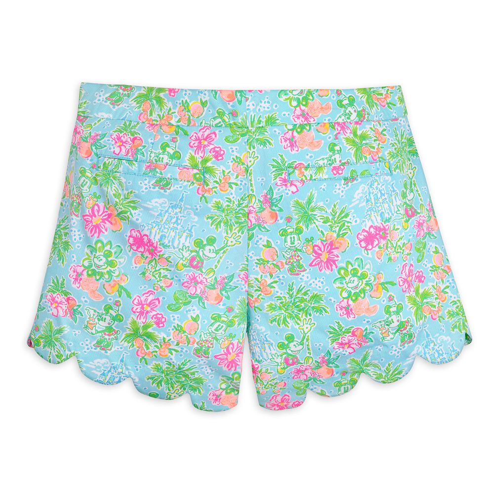 Mickey and Minnie Mouse Buttercup Shorts for Women by Lilly Pulitzer – Walt Disney World