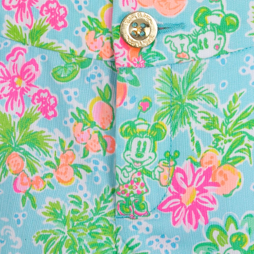 Mickey and Minnie Mouse Buttercup Shorts for Women by Lilly Pulitzer – Walt Disney World